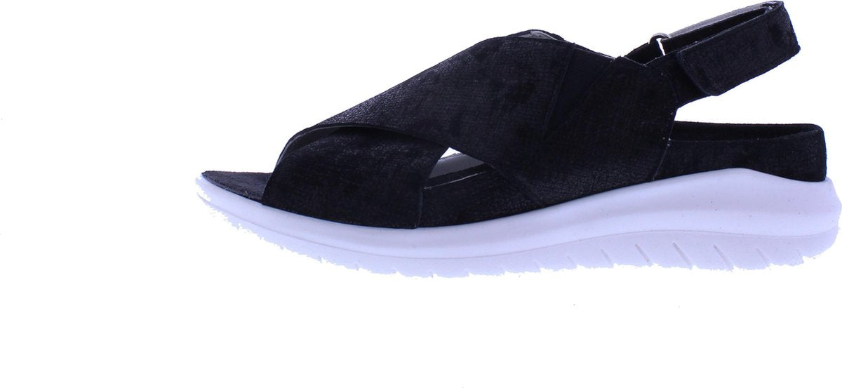 Verhulst - Lana sandaal - zwart suede - wijdte H - maat 5½