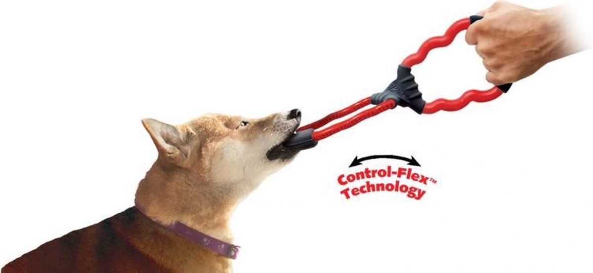 Kong Tug Toy - Hondenspeelgoed - Rood - 33 cm
