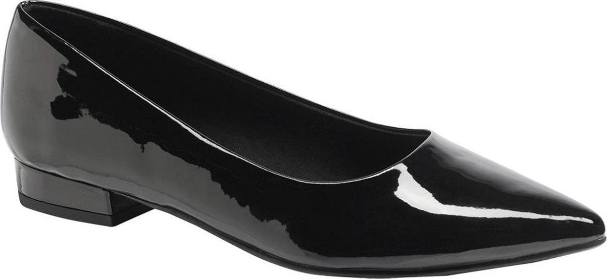 Graceland Dames Zwarte ballerina lak  - Maat 37