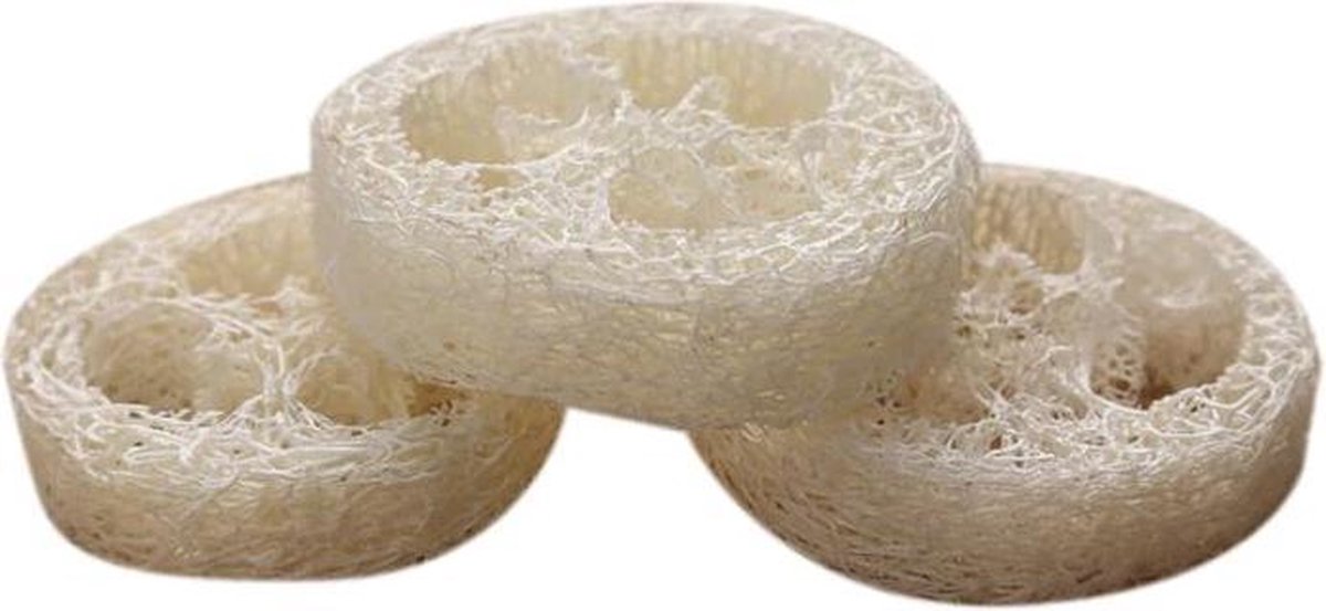 Loofah Universele Spons - Duurzaam Plasticvrije wereld - Luffa Scrub - 3 stuks