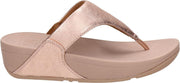FitFlop  Vrouwen Leren  Slippers / Damesschoenen Lulu toe leather - Rose Goud - Maat 38