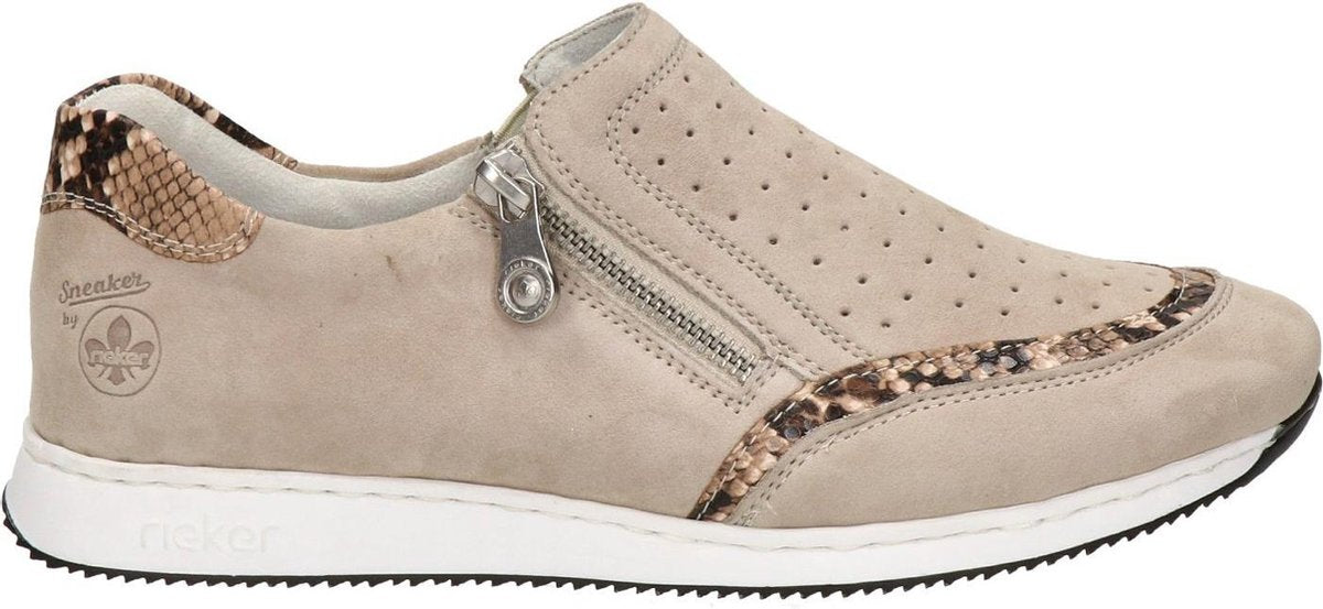 Rieker dames instapschoen - Beige - Maat 37