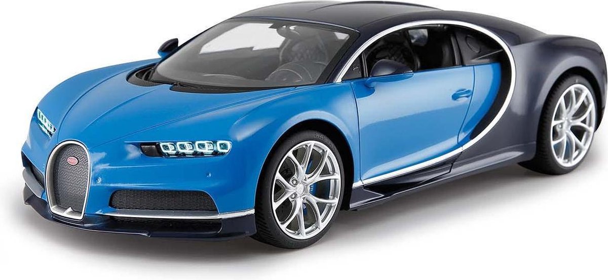Rastar Rc Bugatti Chiron Jongens 27 Mhz 1:14 Blauw