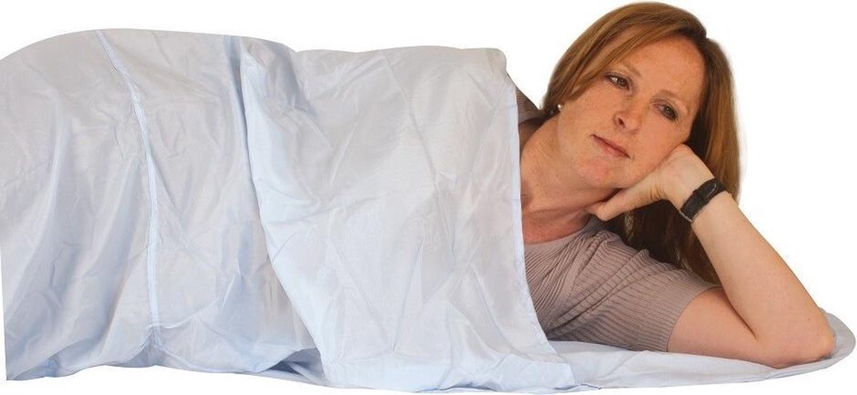 Travelsafe Microfiber Inlet - Deken - 1pers. - White natural