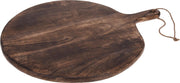Serveerplateau Mango hout 50cm rond gebrand