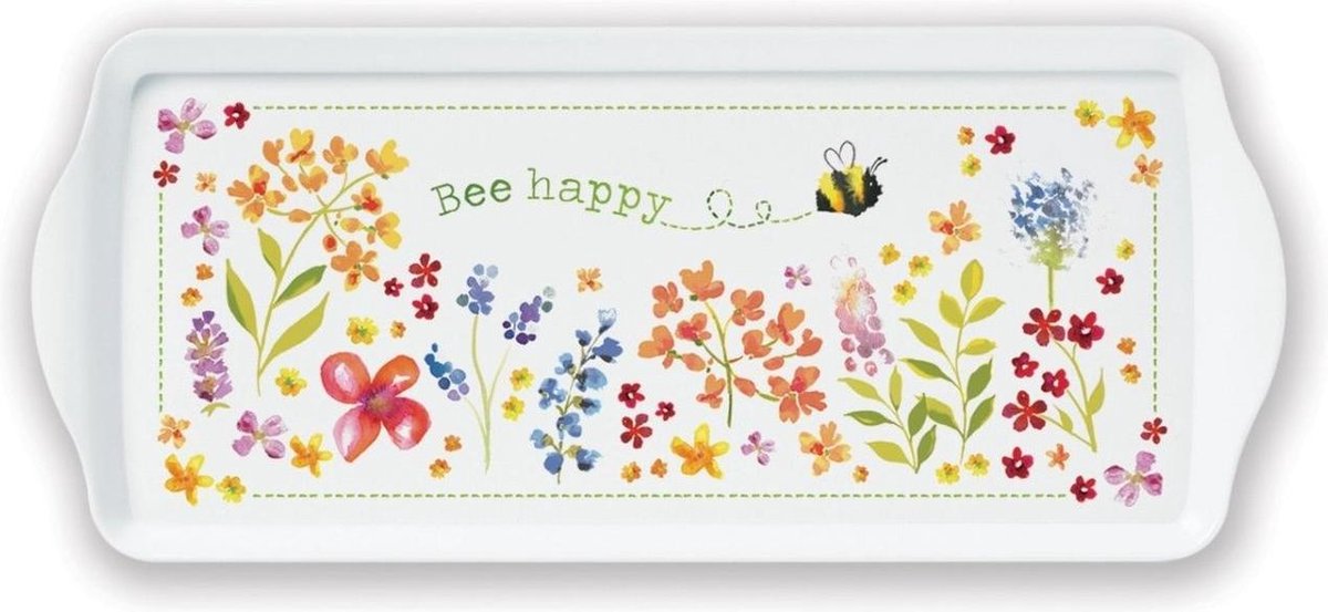 Dienblad smal Bee Happy