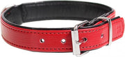 Duvo+ Chic kunstleer halsband Rood 23-28cm/14mm