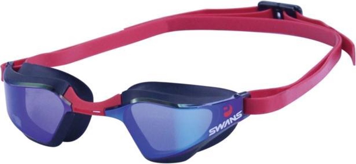Swans Valkyrie gespiegelde wedstrijd zwembril Smoke Blauw SMBL