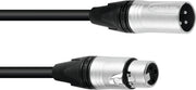 PSSO DMX-kabel XLR 3pin 1m zwart Neutrik
