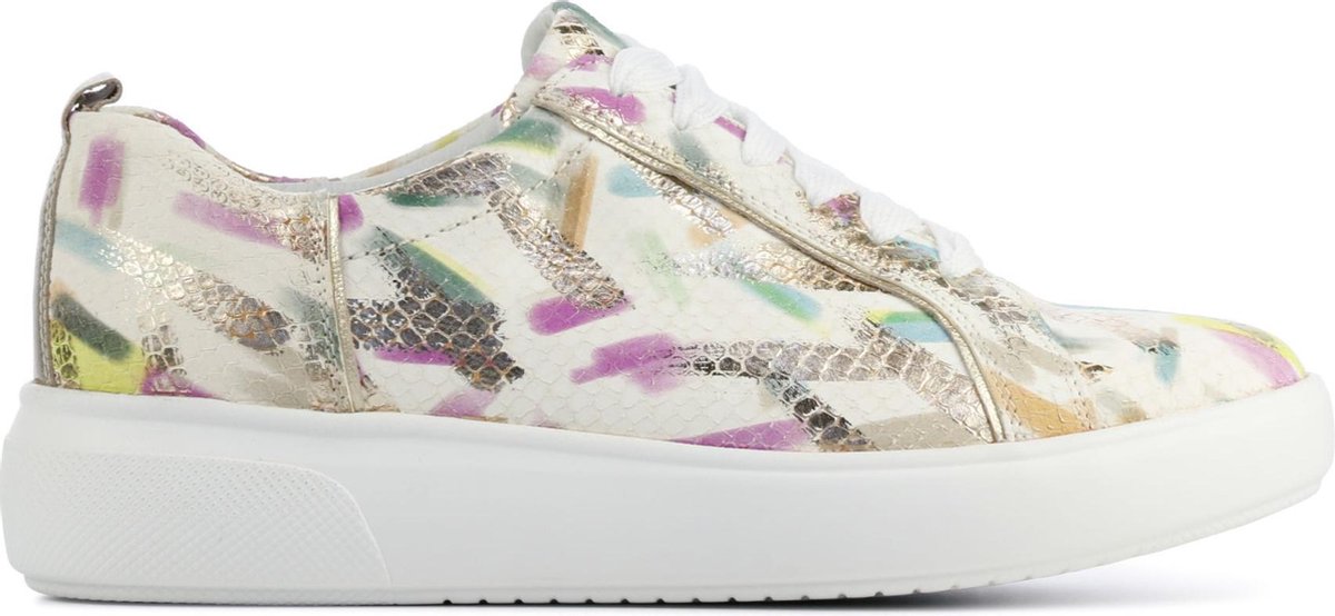 Waldlaufer Vrouwen Leren Lage sneakers / Damesschoenen 763001 - Beige - Maat 38