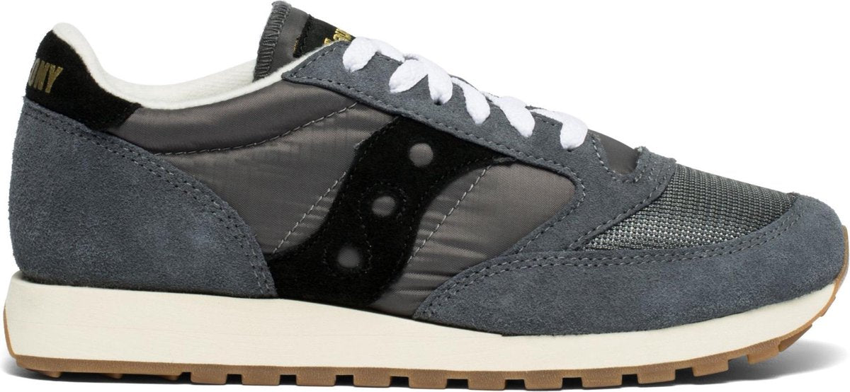 Saucony - Heren Sneakers Jazz Original Vintage Grey/Black - Grijs - Maat 41