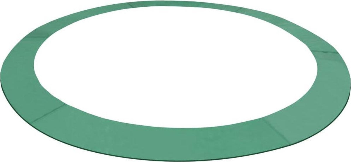 vidaXL Veiligheidsmat voor 4.26 m ronde trampoline PE groen