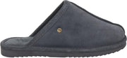 Warmbat Barron Suede Heren Pantoffels - Dark grey - Maat 41