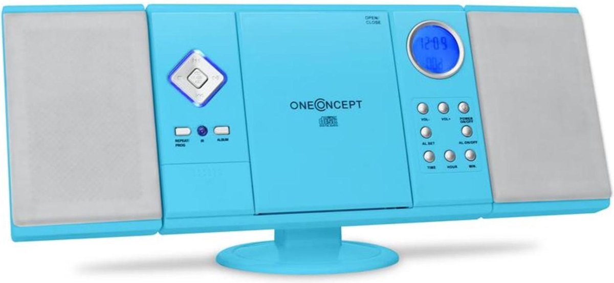 oneConcept V-12 stereo-systeem MP3-CD-Player USB SD AUX