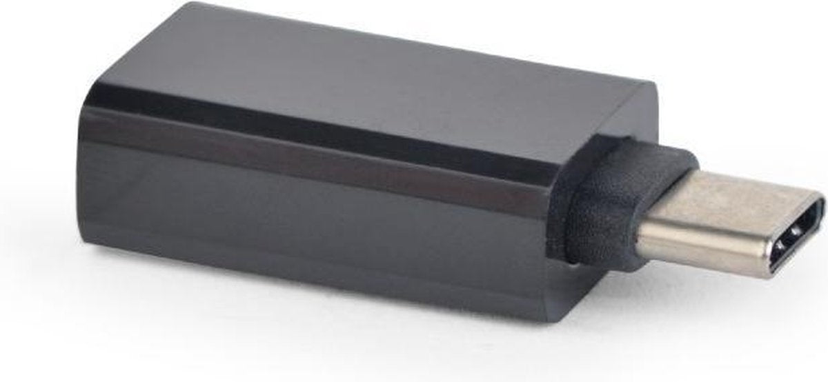 Cablexpert CC-USB2-CMAF-A tussenstuk voor kabels USB Type-C USB Type-A Zwart