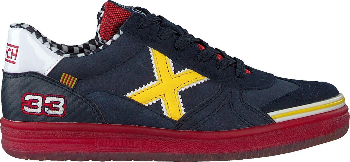 Munich Jongens Lage sneakers G3 Lace - Blauw - Maat 36