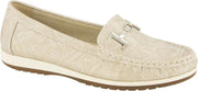 Easy Street Dames Beige instapper slangenprint - Maat 40