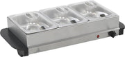 Warmhoudplaat - Rvs - Makkelijk schoon te maken - 200 W - 3x1