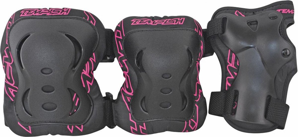 Tempish Beschermset Fid Dames Zwart/roze Maat S
