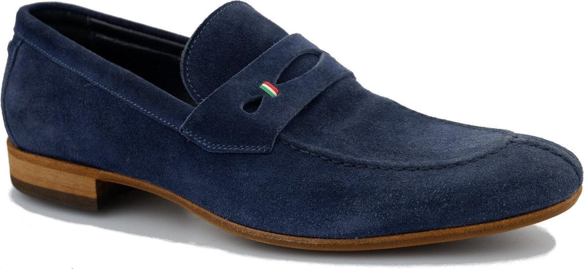 Giorgio Azzuro - heren instapper - blauw - maat 41