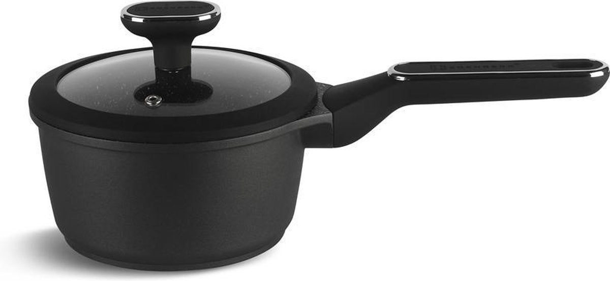 Edënbërg Black Line - Steelpan Keramisch - 16 cm- 3-laags anti-aanbaklaag!