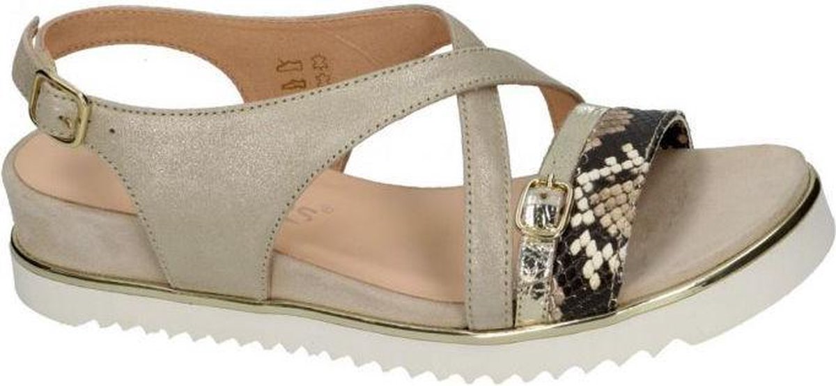 Softwaves -Dames -  goud - sandalen - maat 36