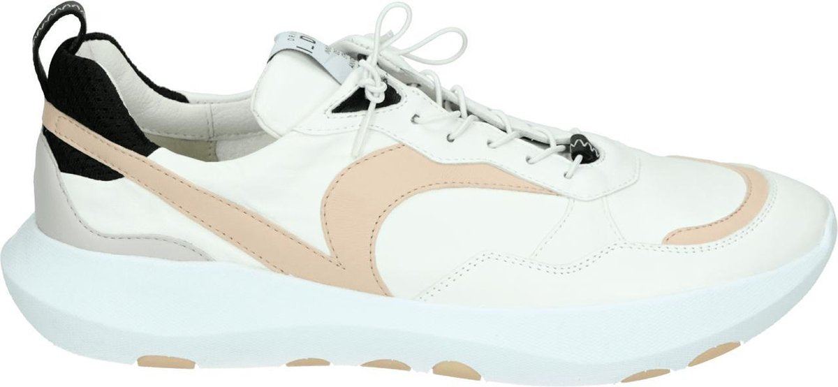 Hogl 100900 - Volwassenen Lage sneakers - Kleur: Wit/beige - Maat: 40