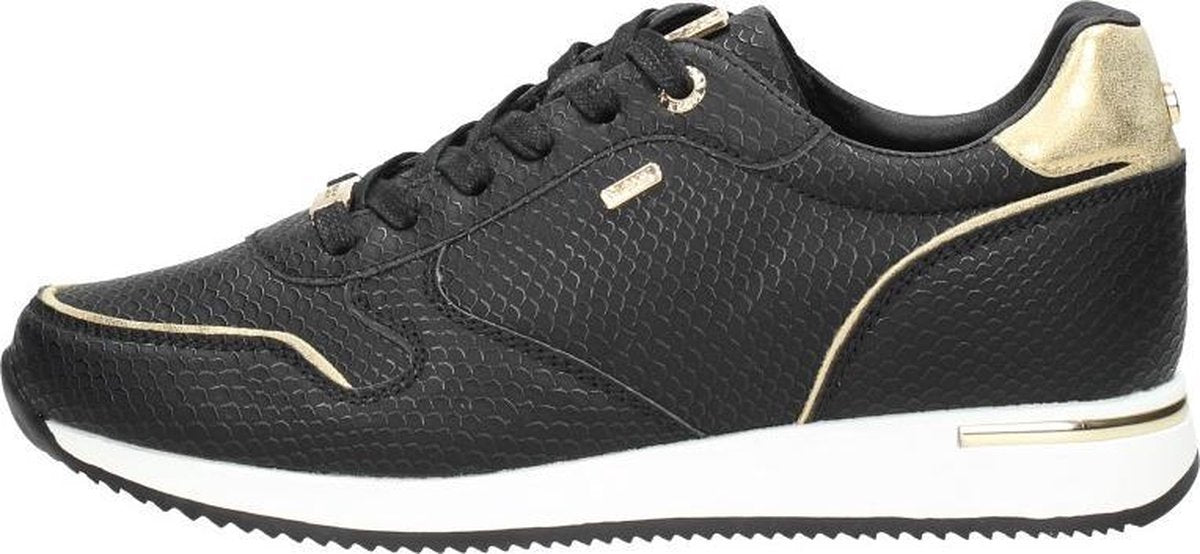 Mexx Eke Lage sneakers - Dames - Zwart - Maat 38