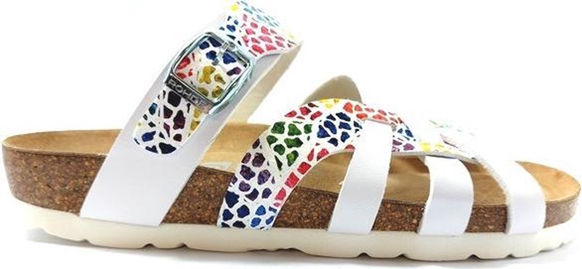 Rohde Slipper 5644 Offwhite Combi Print