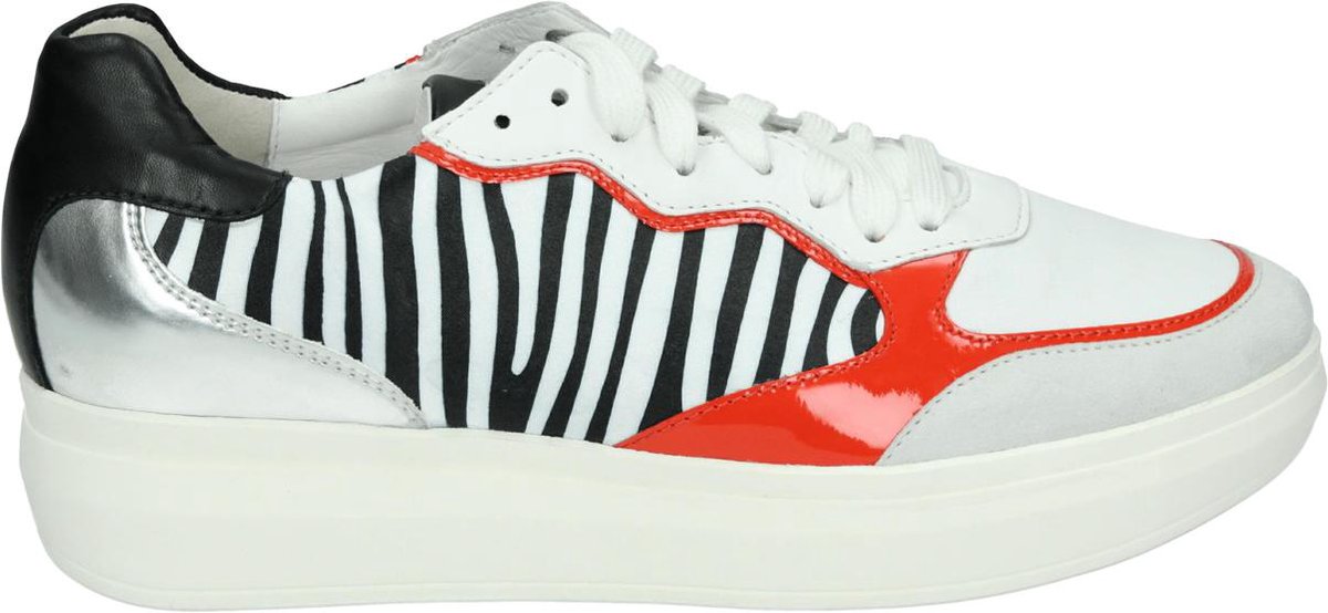 Hogl Vrouwen Sneakers Kleur: Wit/beige Maat: 5