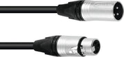 PSSO DMX-kabel XLR 3-pins 3m zwart Neutrik