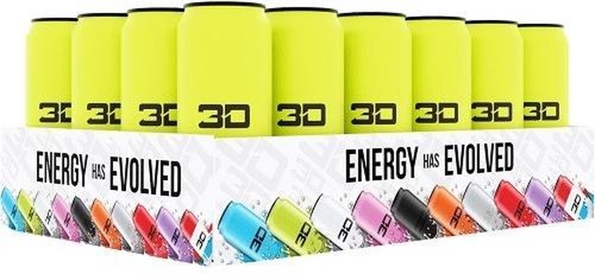 3D Energy 24x 473ml Green