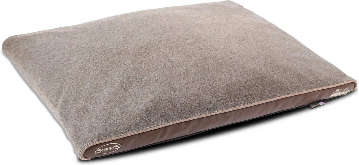 Scruffs Chateau Memory Foam Plush Hondenkussen - Créme - M