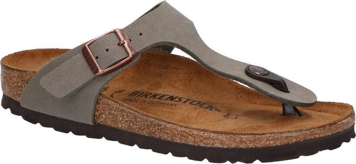 Kaki Teenslippers Birkenstock Gizeh  Jongens 36