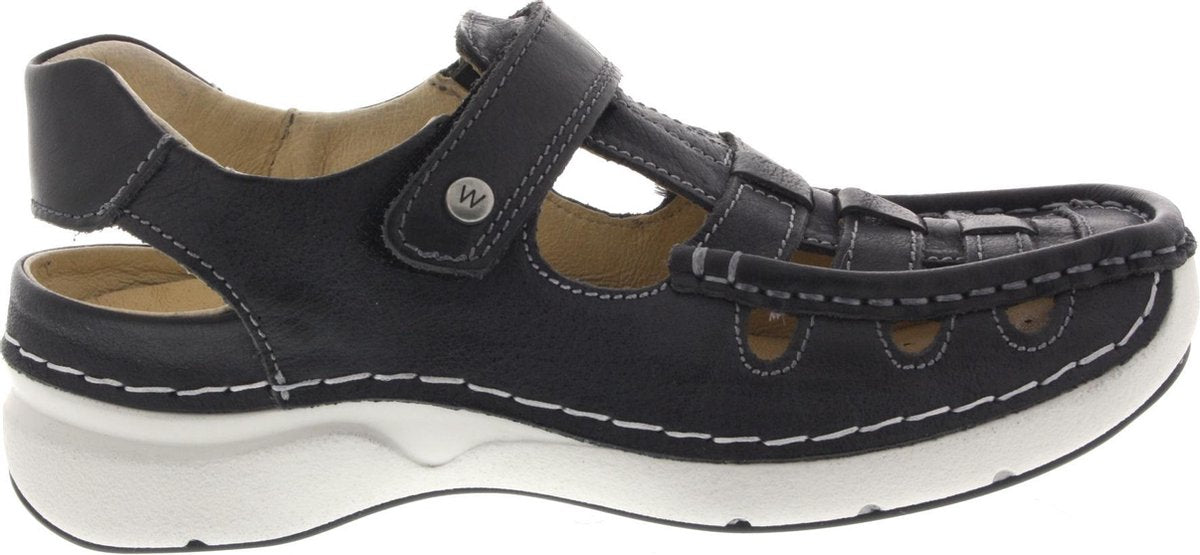 Dames Sandalen Wolky 0720435-700 Rolling Sun Zwart - Maat 37