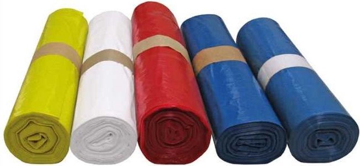 Careline vuilniszak zwart 120 liter 8 rollen - 70 x 110