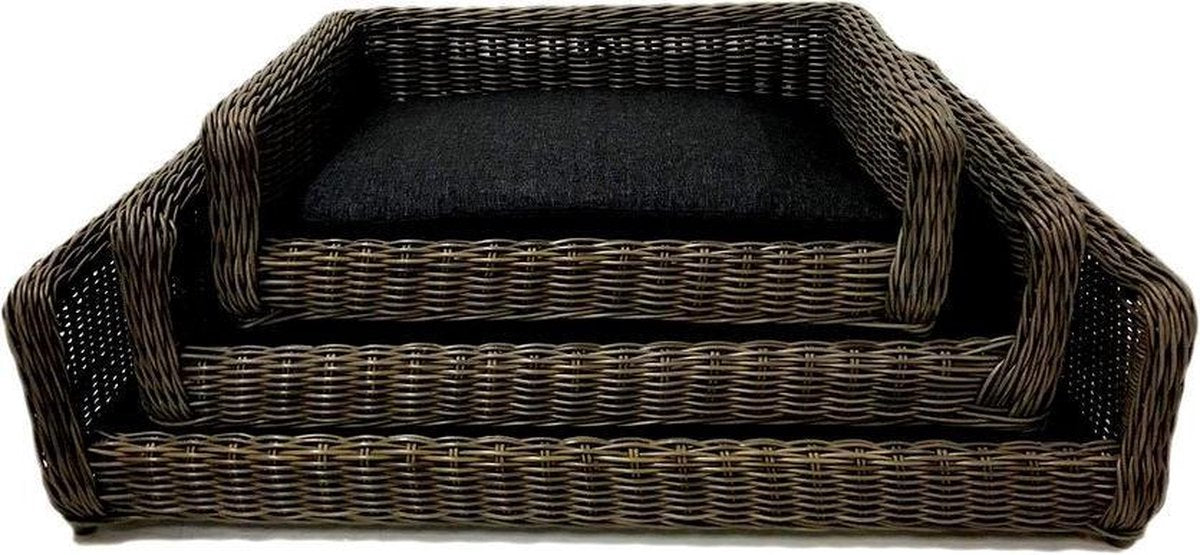 Hondenmand Comfort Kunstriet - Bruin 65x48 cm