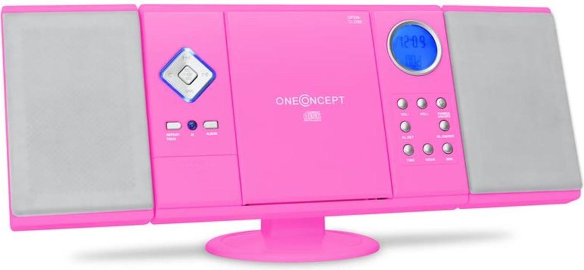 OneConcept V-12 HiFi CD player Roze
