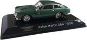 Aston Martin DB4 1958 (Groen) (10 cm) 1/43 Atlas - Modelauto - Schaalmodel - Model auto - Miniatuurauto - Miniatuur autos