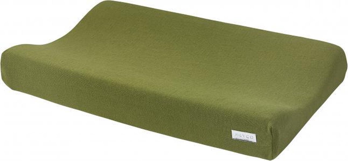 Meyco aankleedkussenhoes Knit basic - avocado