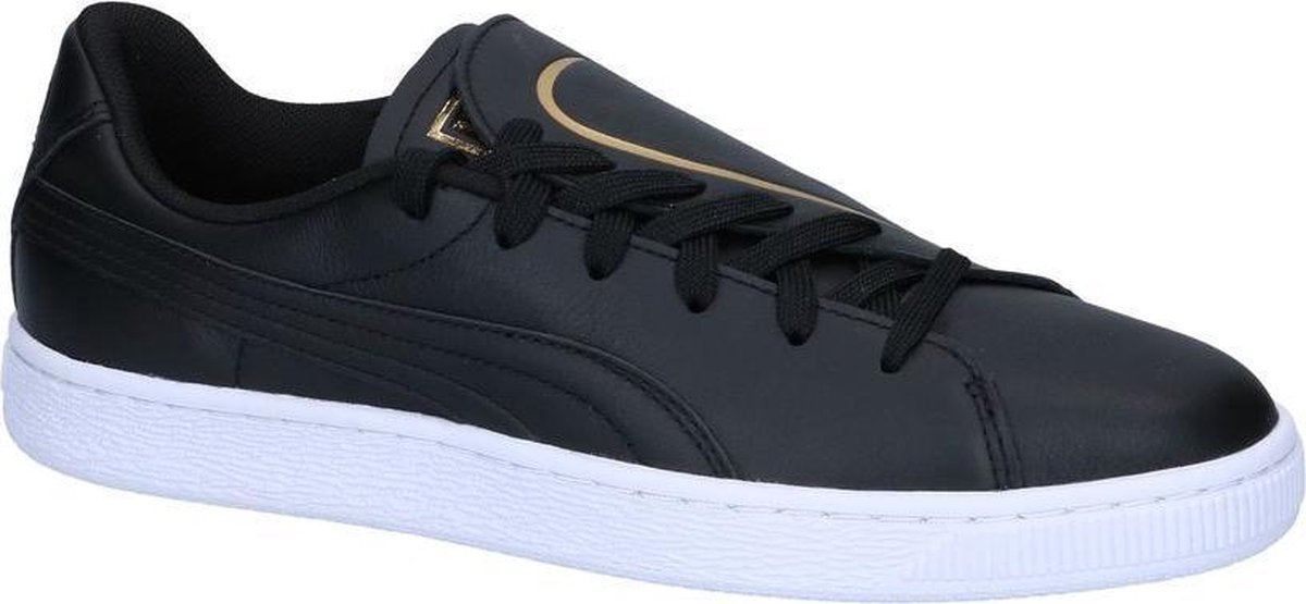 Zwarte Sneakers Puma Basket Crush Emboss