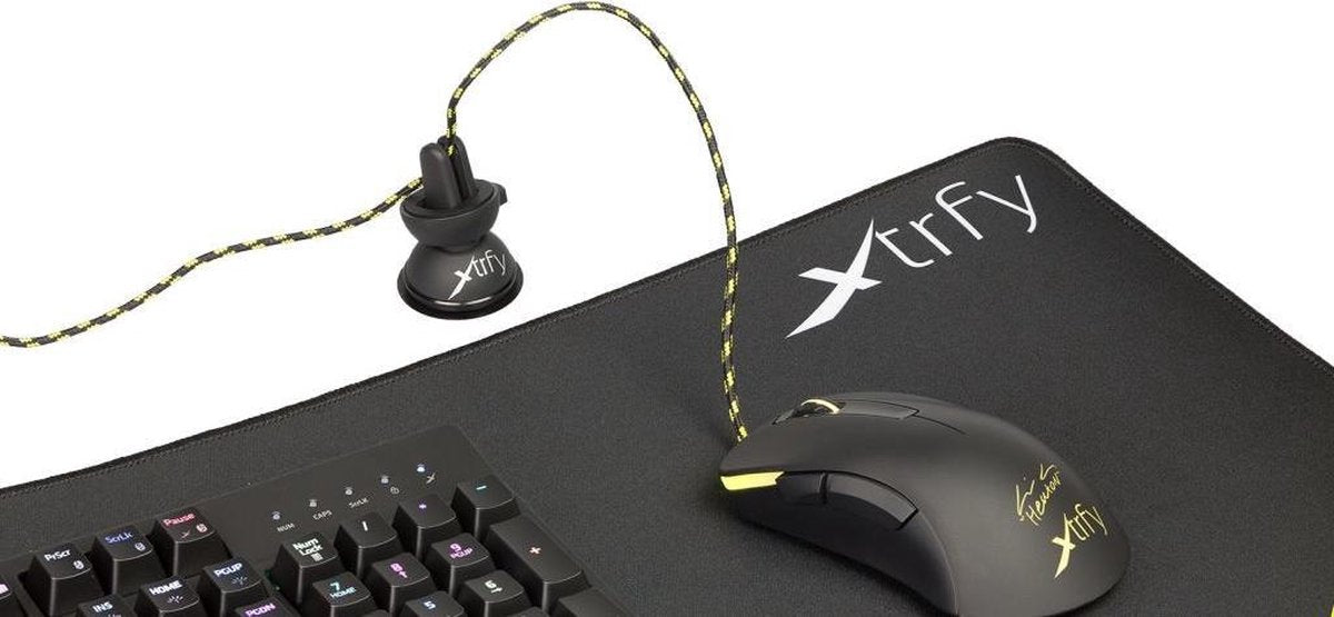 Xtrfy C1 - Muis Bungee - Zwart