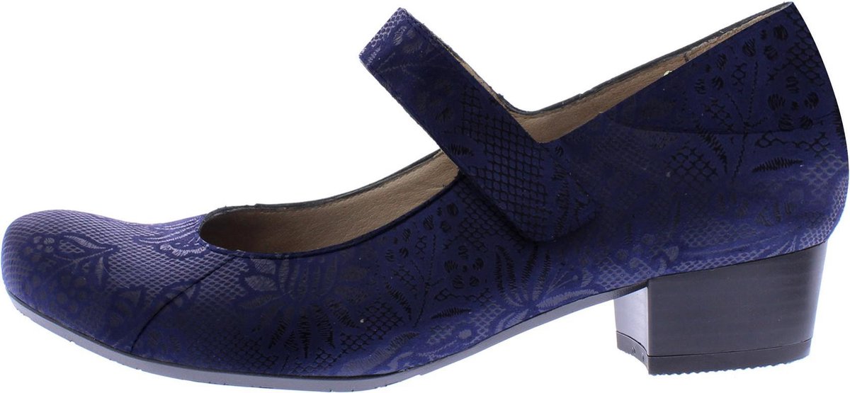 Verhulst Emily pump wijdte K 7309 - 25 - 58_2968 ZS Blauw maat 9