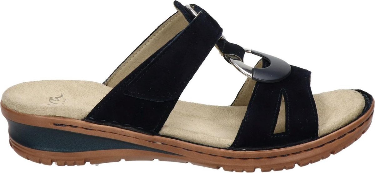 Ara Hawaii dames slipper - Blauw - Maat 39