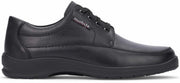 Mobils by Mephisto EZARD zwart lederen veterschoen voor brede voeten - Maat 44.5