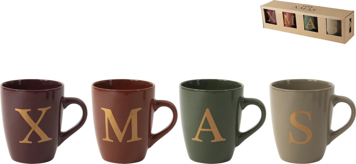 XMAS Mokken Set van 4