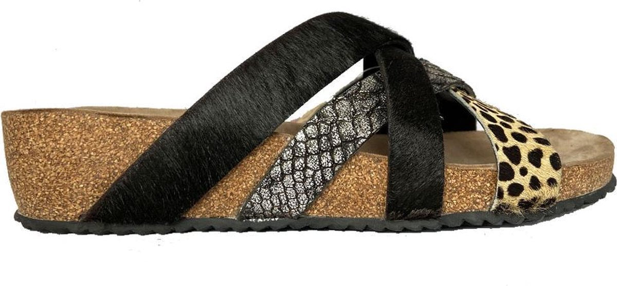 Zwarte Lazamani Sandalen