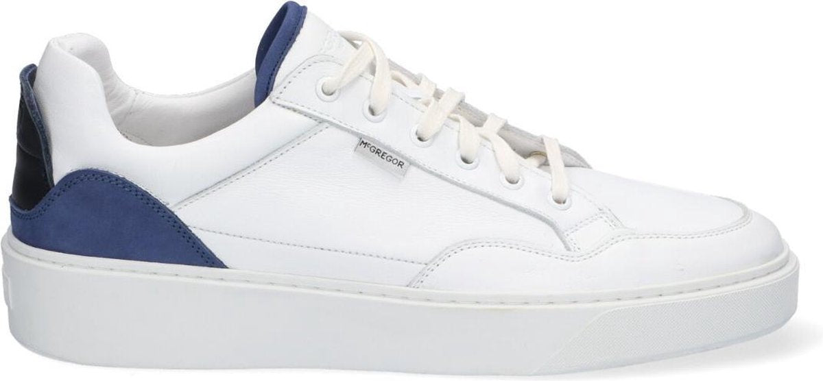 McGregor Heren Sneakers - Wit - Lage Sneakers - Leer - Veters