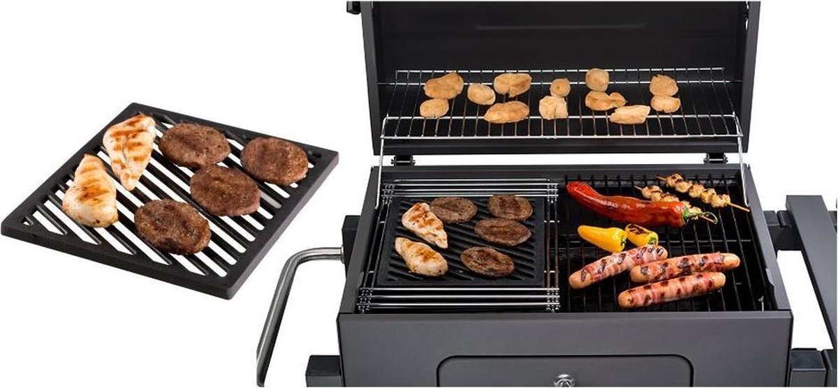 Tepro 8577 Gietijzeren Inzet Steakrooster voor 8570 Hoofdgrillrooster