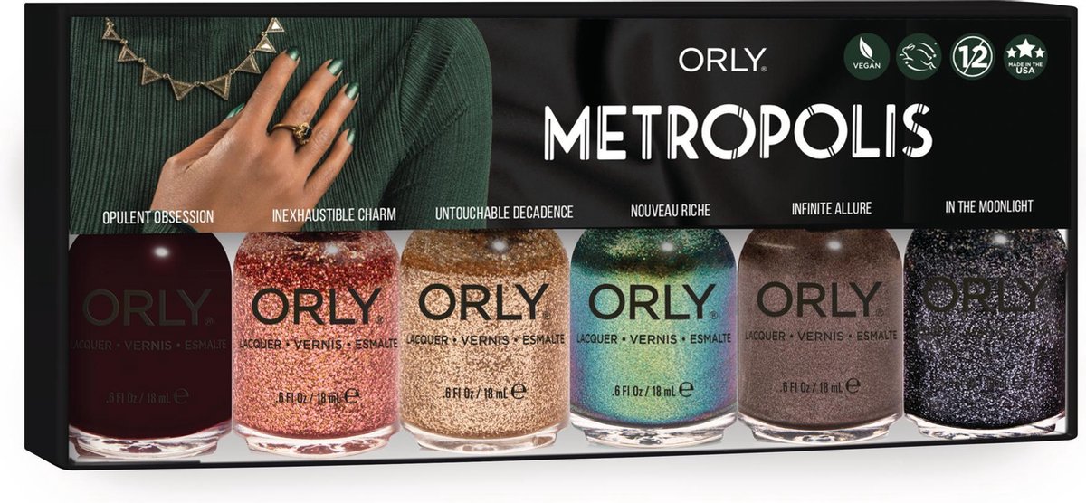 Metropolis Six Pix Nagellak Kit